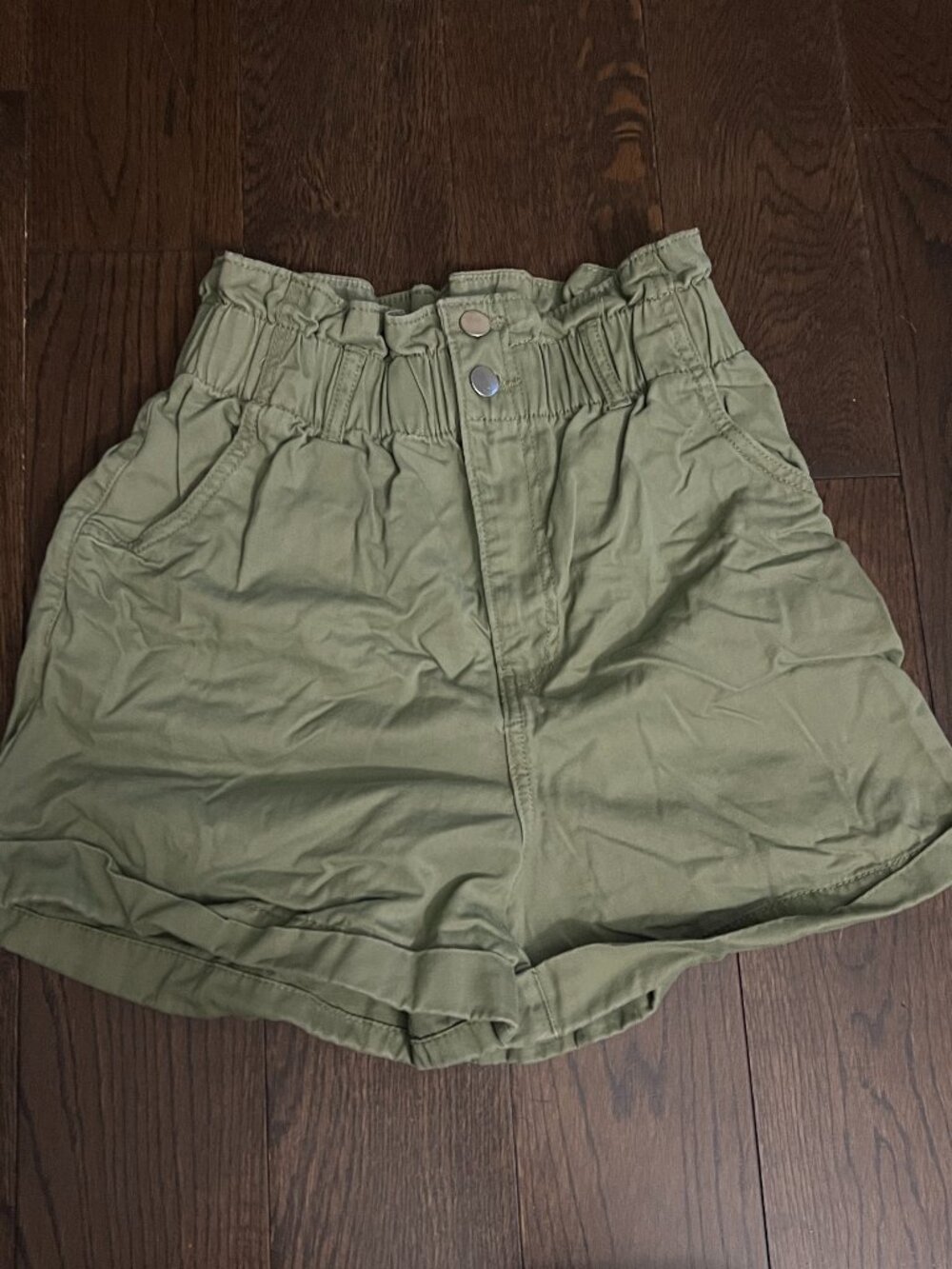 h&m paper bag shorts size s